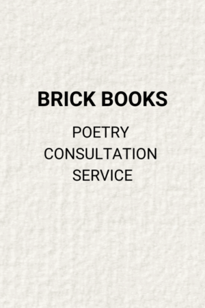 Brick Books Poetry Consultation Service